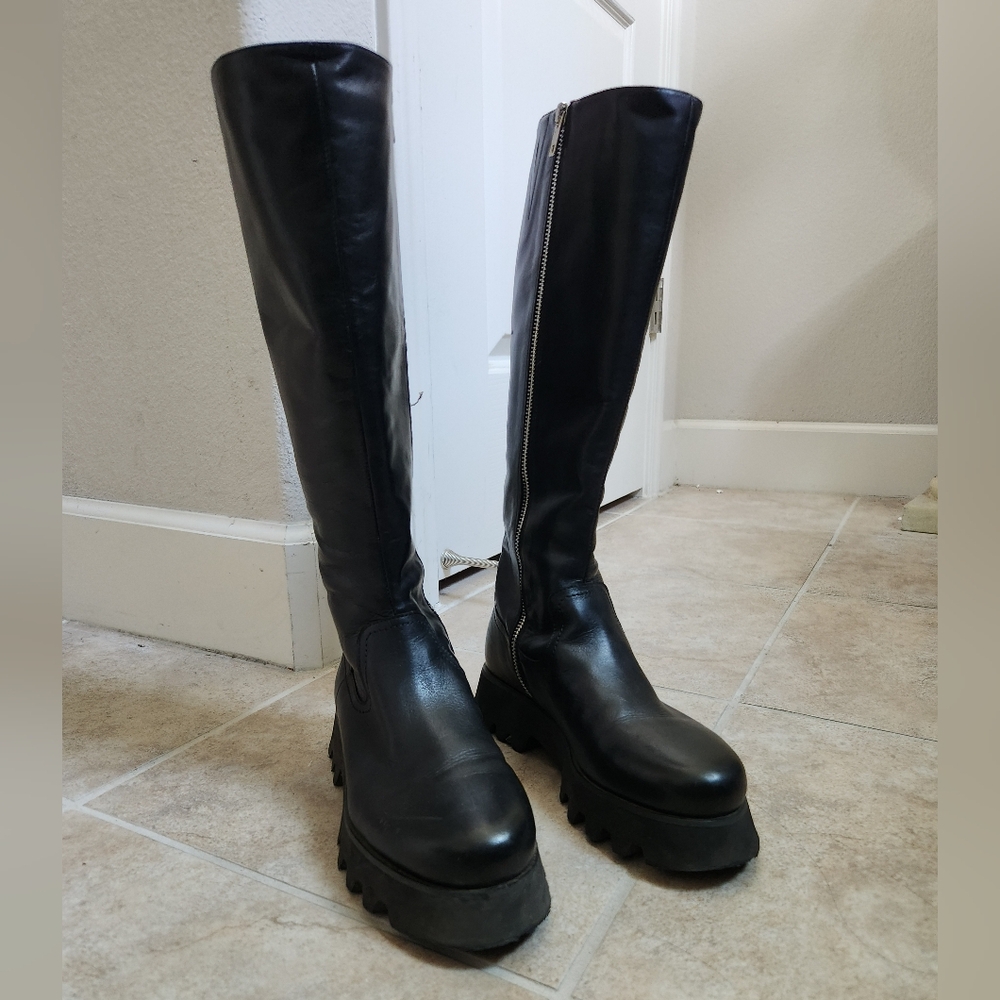 🌸 Tony Bianco | Iva Knee High Boots, Black Venice, Sz 6.5